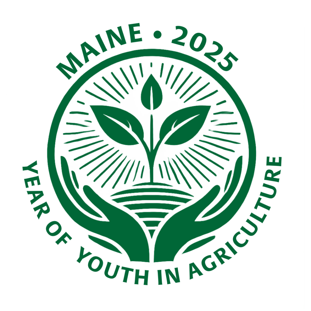 Maine 2025 Year of Youth in Agriculture Logo